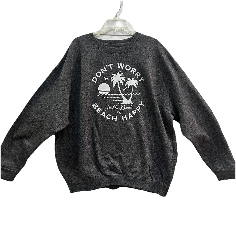 Salty Wave Collection Crew Neck Sweater Women's Size 3XL Holden Beach NC Vacatio